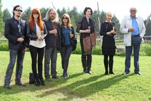 Туомас Холопайнен, Йоханна Куркела, Трой Донокли, Пенти Холопайнен Live Lemminkainen Nightwish, фото